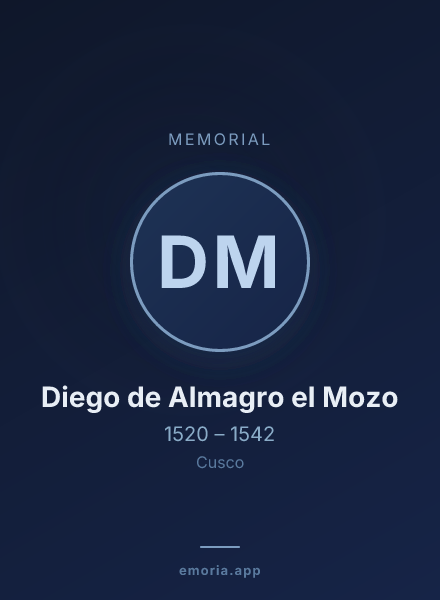 Memorial portrait of Diego de Almagro el Mozo