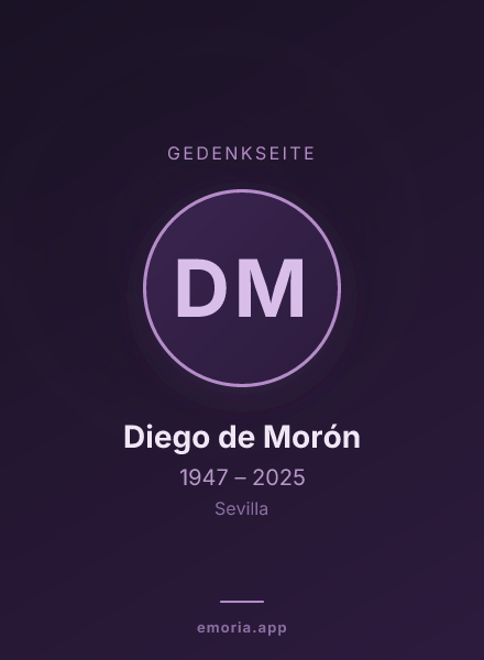 Gedenkportrait von Diego de Morón