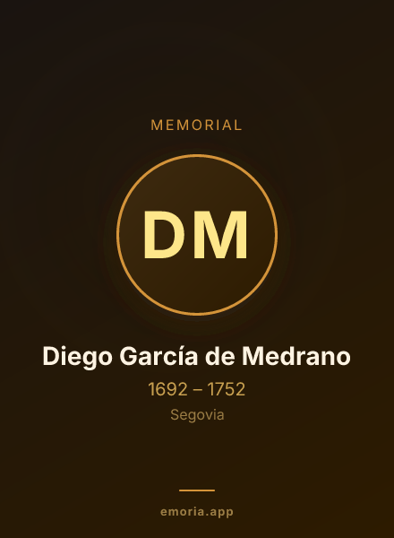Memorial portrait of Diego García de Medrano