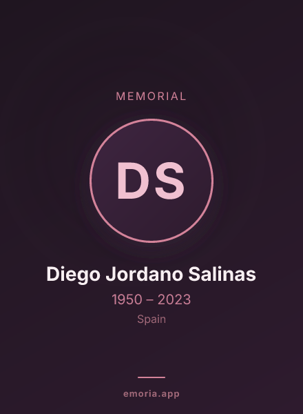 Memorial portrait of Diego Jordano Salinas