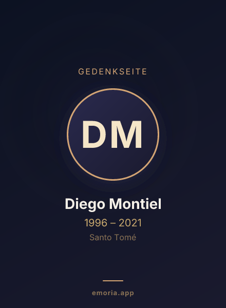 Gedenkportrait von Diego Montiel