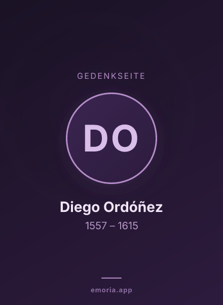 Gedenkportrait von Diego Ordóñez