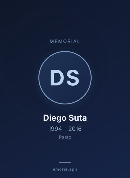 Memorial portrait of Diego Suta