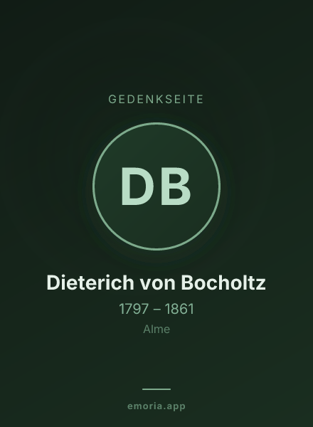 Gedenkportrait von Dieterich von Bocholtz