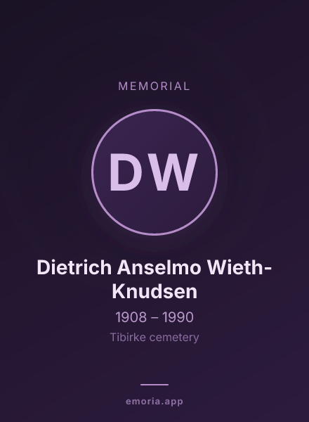 Memorial portrait of Dietrich Anselmo Wieth-Knudsen