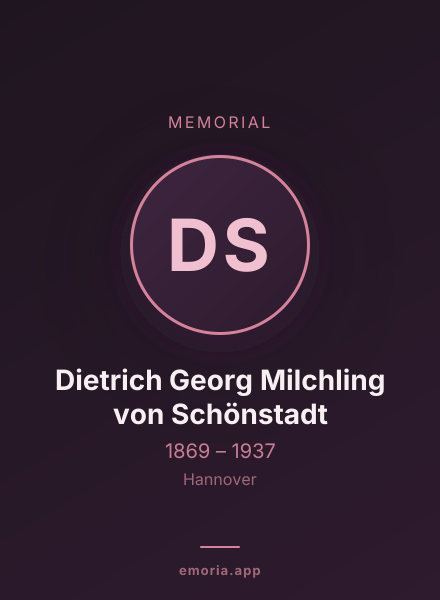 Memorial portrait of Dietrich Georg Milchling von Schönstadt