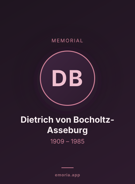 Memorial portrait of Dietrich von Bocholtz-Asseburg