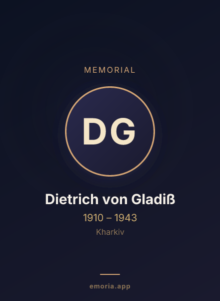 Memorial portrait of Dietrich von Gladiß