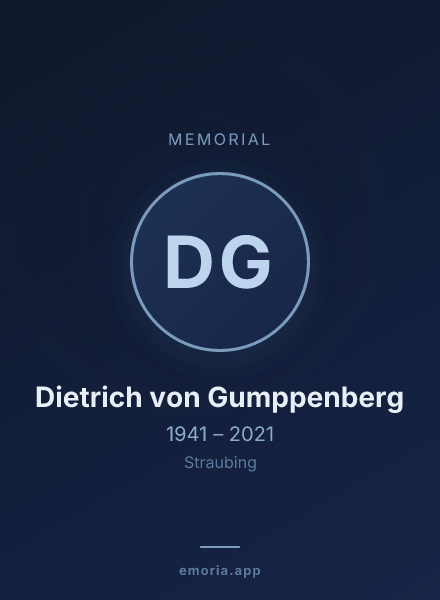 Memorial portrait of Dietrich von Gumppenberg