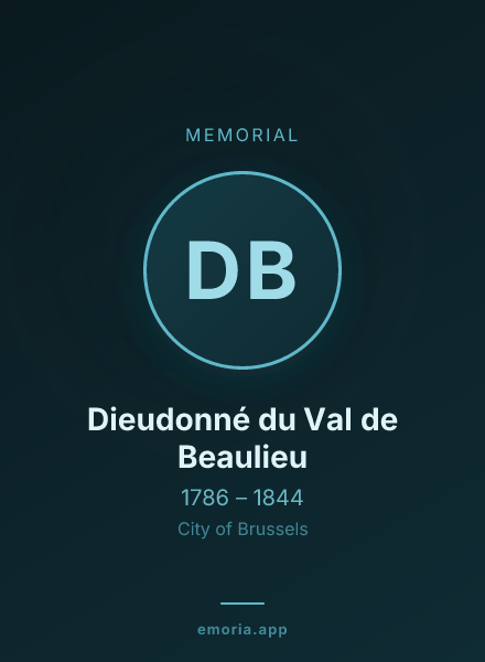 Memorial portrait of Dieudonné du Val de Beaulieu