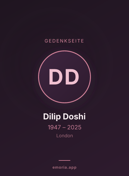 Gedenkportrait von Dilip Doshi