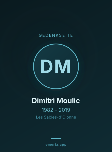 Gedenkportrait von Dimitri Moulic