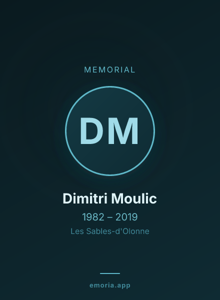 Memorial portrait of Dimitri Moulic