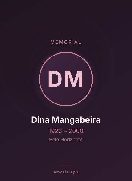 Memorial portrait of Dina Mangabeira