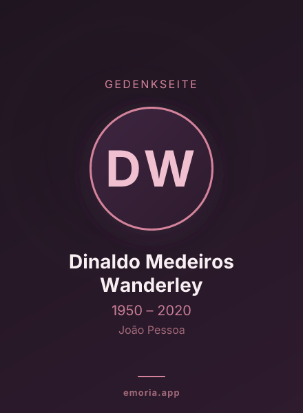 Gedenkportrait von Dinaldo Medeiros Wanderley