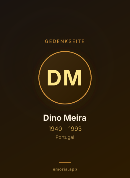 Gedenkportrait von Dino Meira