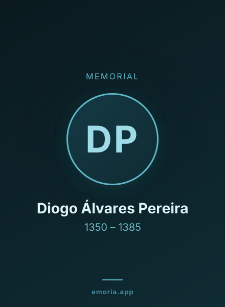 Memorial portrait of Diogo Álvares Pereira