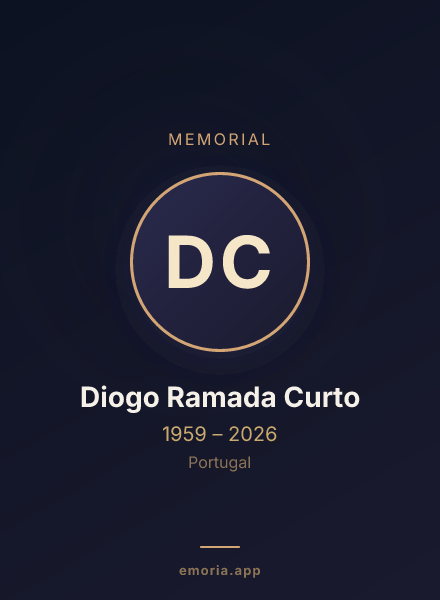 Memorial portrait of Diogo Ramada Curto