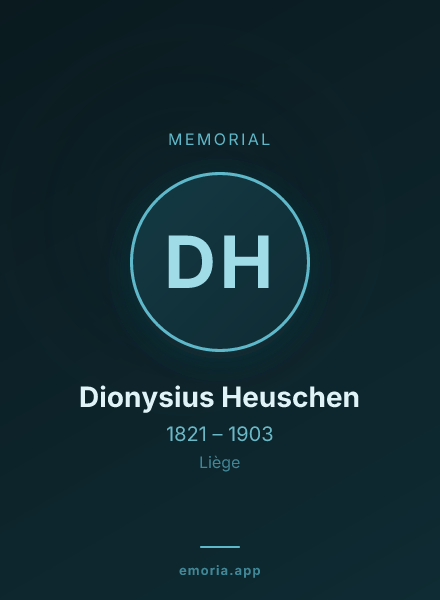 Memorial portrait of Dionysius Heuschen