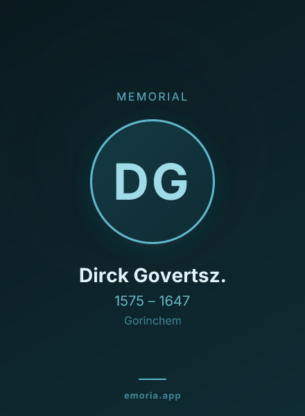 Memorial portrait of Dirck Govertsz.
