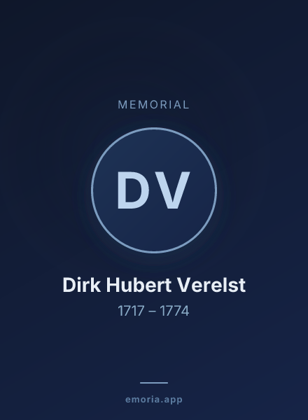 Memorial portrait of Dirk Hubert Verelst