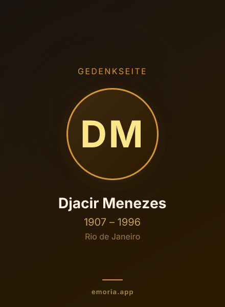 Gedenkportrait von Djacir Menezes