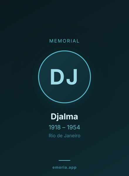 Memorial portrait of Djalma