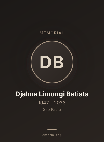 Memorial portrait of Djalma Limongi Batista