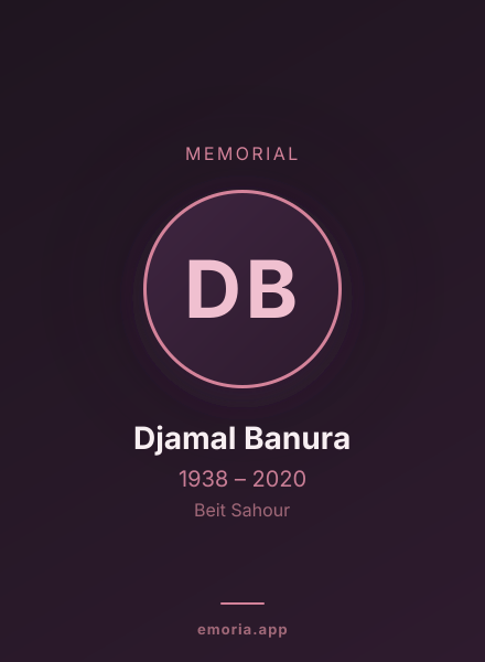 Memorial portrait of Djamal Banura