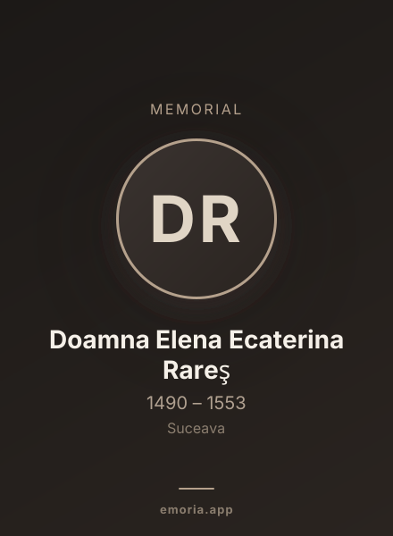 Memorial portrait of Doamna Elena Ecaterina Rareş