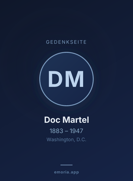 Gedenkportrait von Doc Martel