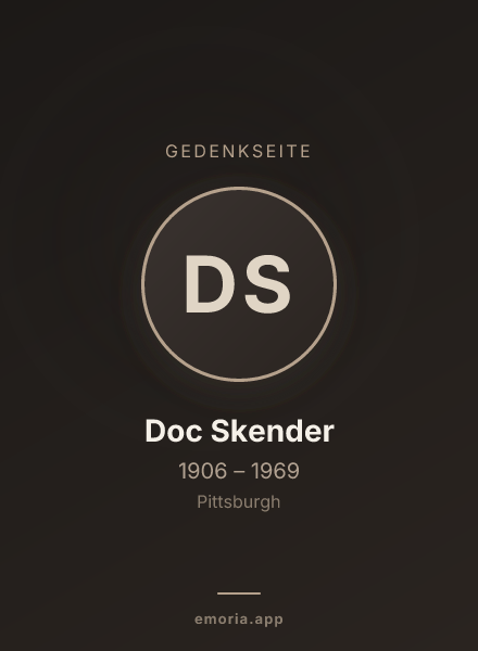 Gedenkportrait von Doc Skender