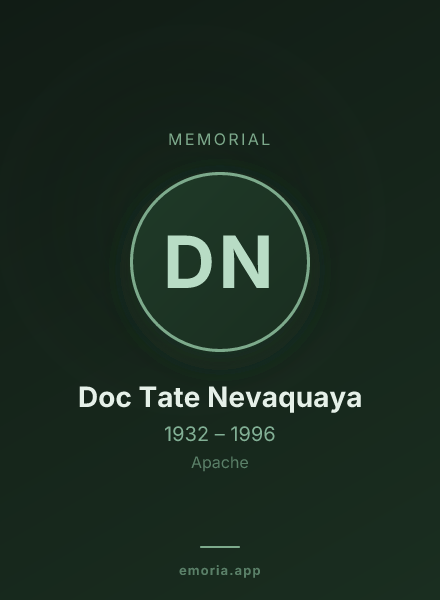 Memorial portrait of Doc Tate Nevaquaya