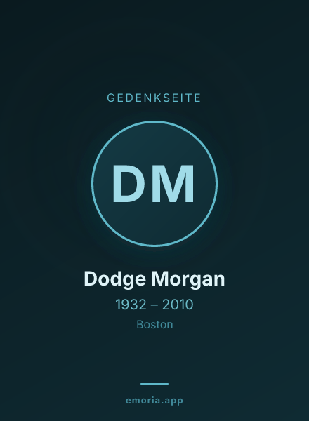 Gedenkportrait von Dodge Morgan