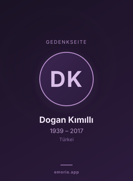 Gedenkportrait von Dogan Kımıllı