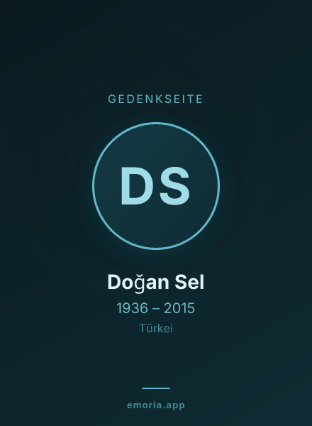 Gedenkportrait von Doğan Sel