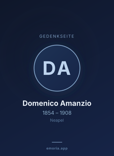 Gedenkportrait von Domenico Amanzio