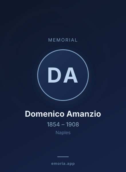Memorial portrait of Domenico Amanzio