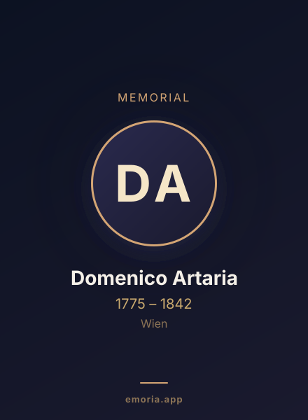 Memorial portrait of Domenico Artaria