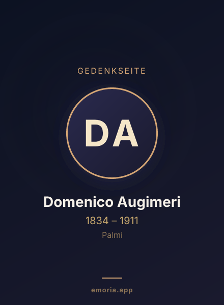 Gedenkportrait von Domenico Augimeri