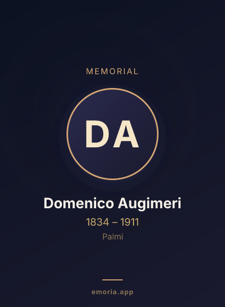 Memorial portrait of Domenico Augimeri