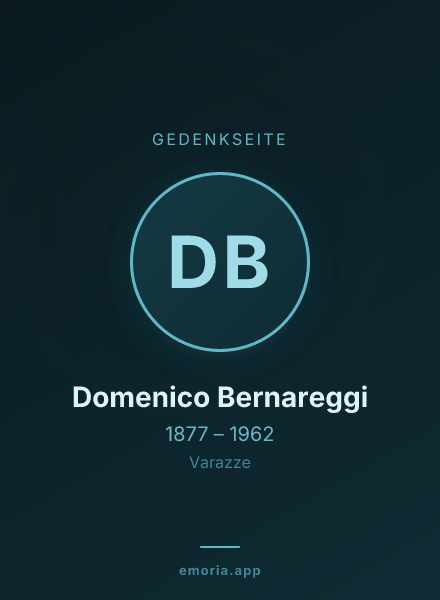 Gedenkportrait von Domenico Bernareggi
