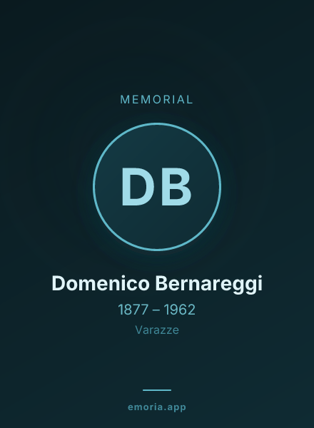 Memorial portrait of Domenico Bernareggi