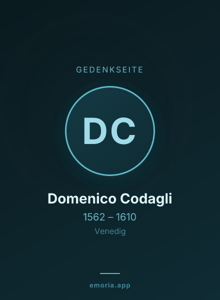 Gedenkportrait von Domenico Codagli
