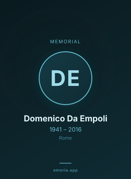 Memorial portrait of Domenico Da Empoli