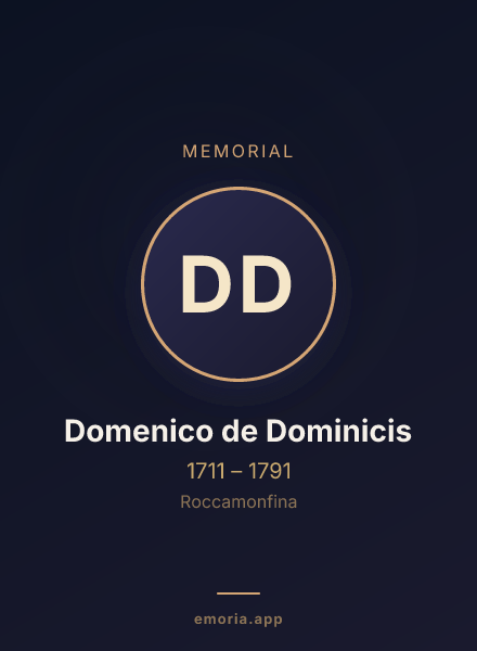Memorial portrait of Domenico de Dominicis