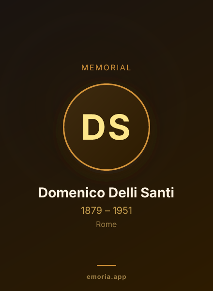 Memorial portrait of Domenico Delli Santi