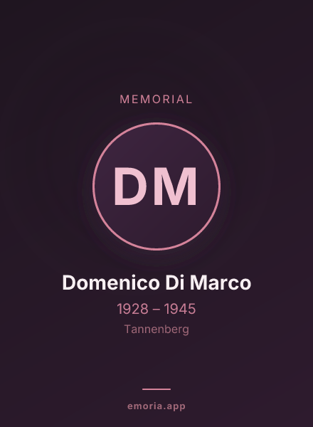 Memorial portrait of Domenico Di Marco
