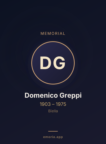 Memorial portrait of Domenico Greppi