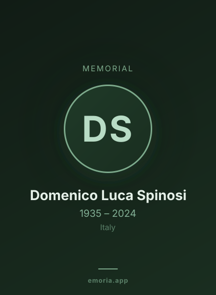 Memorial portrait of Domenico Luca Spinosi